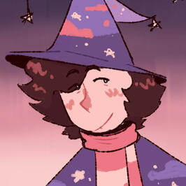 fella in a purple wizard hat